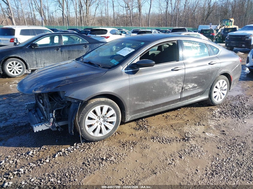 Vin: 1c3cccfbxgn100140, lot: 45014159, chrysler 200 lx 20162