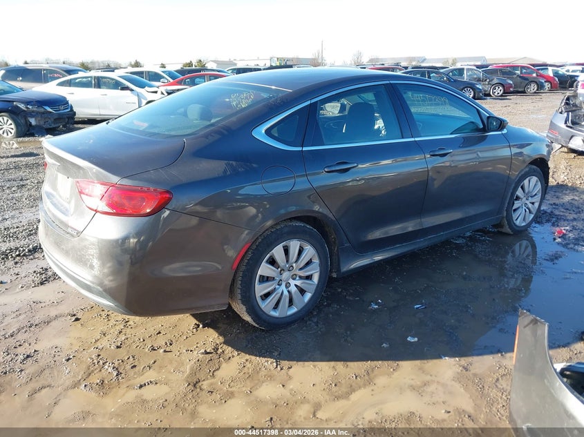 Vin: 1c3cccfbxgn100140, lot: 45014159, chrysler 200 lx 20164