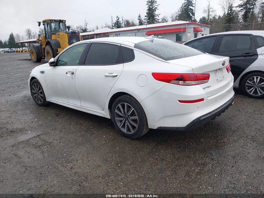 Vin: 5xxgt4l37kg354361, lot: 45014171, kia optima lx 20193