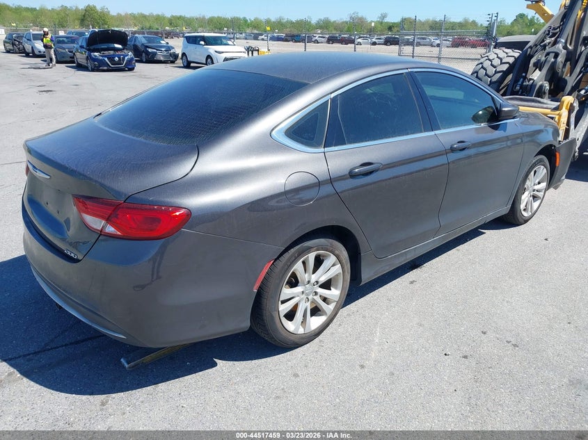 Vin: 1c3cccab6fn571336, lot: 45014220, chrysler 200 limited 20154