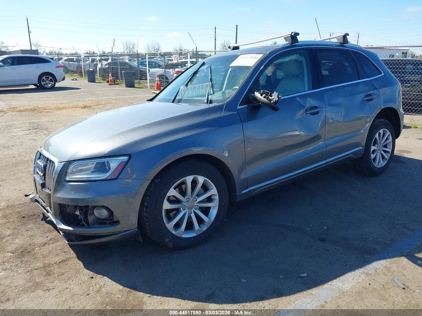 Vin: wa1lfafp1ea014054, lot: 45014351, audi q5 2.0t premium 20142