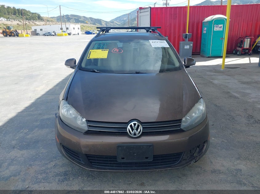 2011 Volkswagen Jetta 2.0 Sportwagen 2.0l Tdi Brown Lot 111044517662 Vin 3VWPL7AJ2BM706809