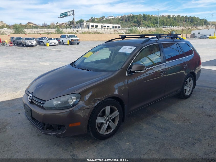 2011 Volkswagen Jetta 2.0 Sportwagen 2.0l Tdi Brown Lot 111044517662 Vin 3VWPL7AJ2BM706809
