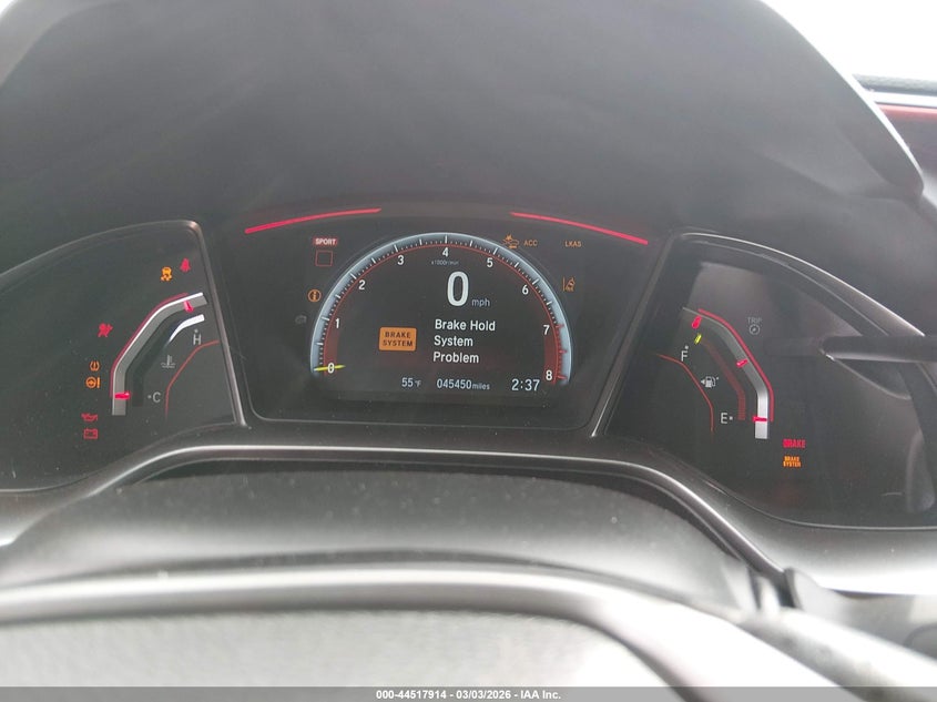 2020 Honda Civic Type R Touring VIN: SHHFK8G75LU200334 Lot: 44517914