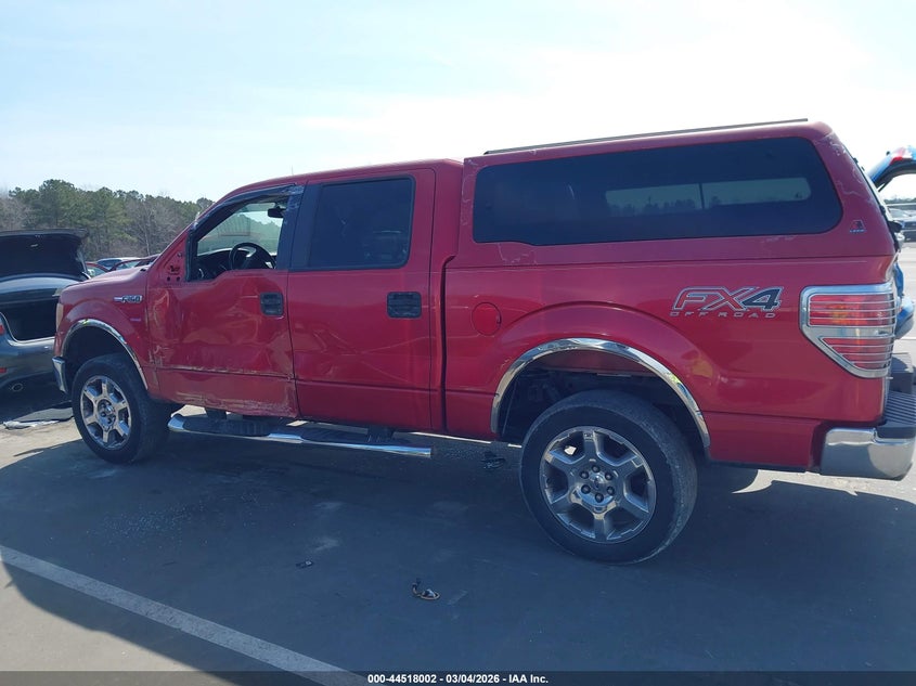 2012 Ford F-150 5.0 Xlt red Lot 111044518002 Vin 1FTFW1EF0CFA27373