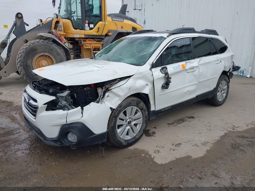 Vin: 4s4bsahc7k3248587, lot: 45014793, subaru outback 2.5i premium 20192