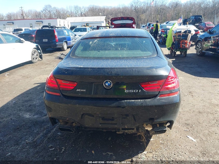 2016 BMW 650I Gran Coupe xDrive VIN: WBA6D6C51GG387875 Lot: 44518366