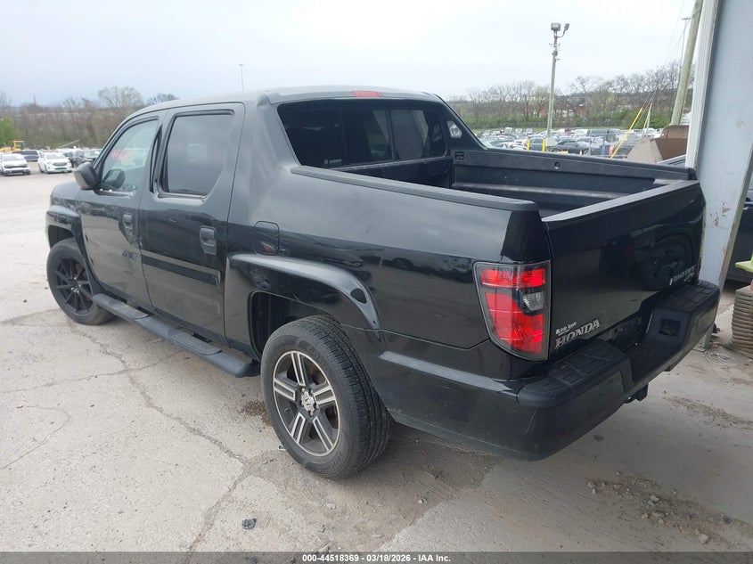 2012 Honda Ridgeline 3.5 Sport black Lot 111044518369 Vin 5FPYK1F7XCB452123