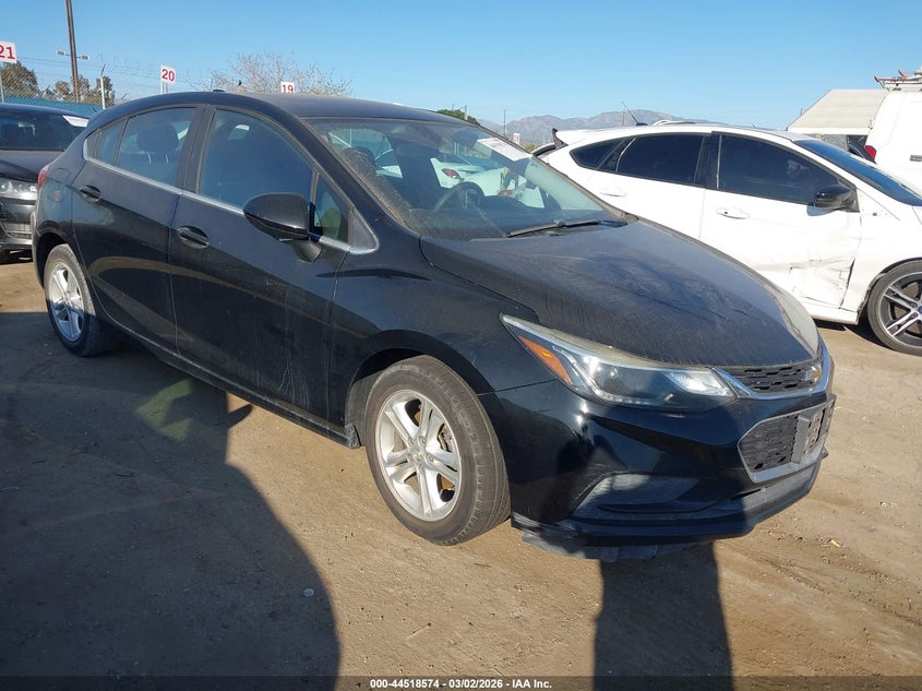 2017 CHEVROLET CRUZE Black VIN: 3G1BE6SM2HS606751
