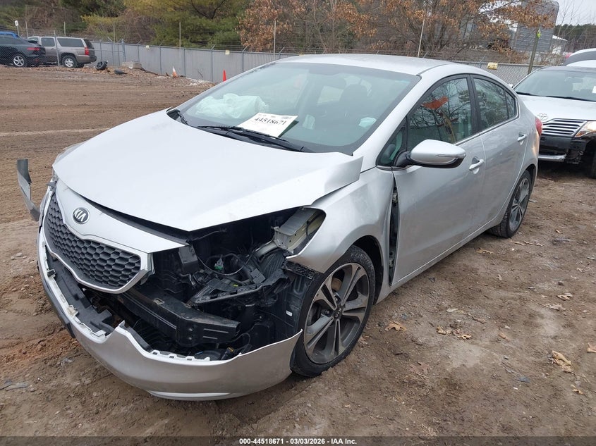 Vin: knafx4a85f5305391, lot: 45015432, kia forte ex 20152