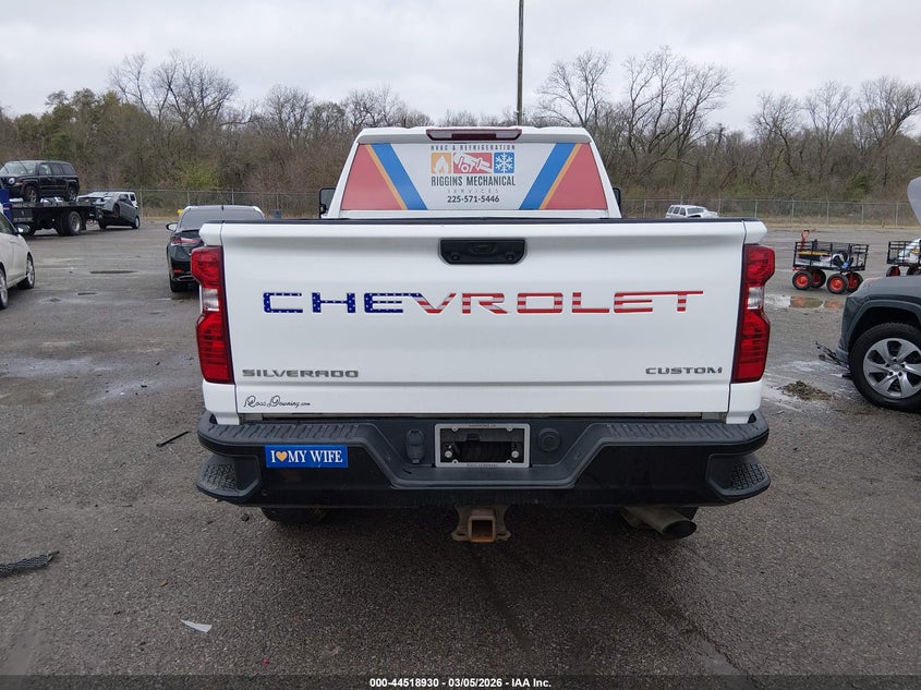 2022 Chevrolet Silverado 2500Hd 4Wd Standard Bed Custom VIN: 1GC4YME72NF105912 Lot: 44518930