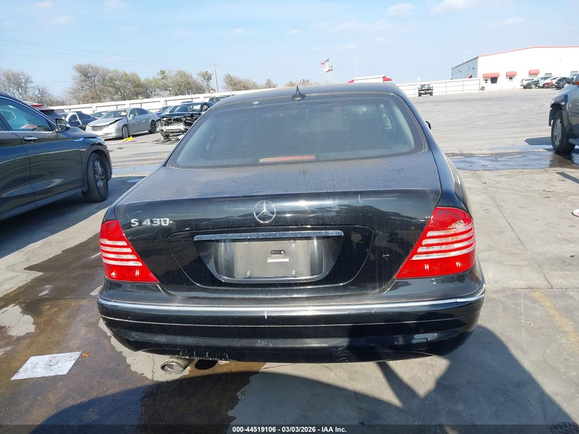 2003 Mercedes-Benz S 430 VIN: WDBNG70JX3A374972 Lot: 44519106
