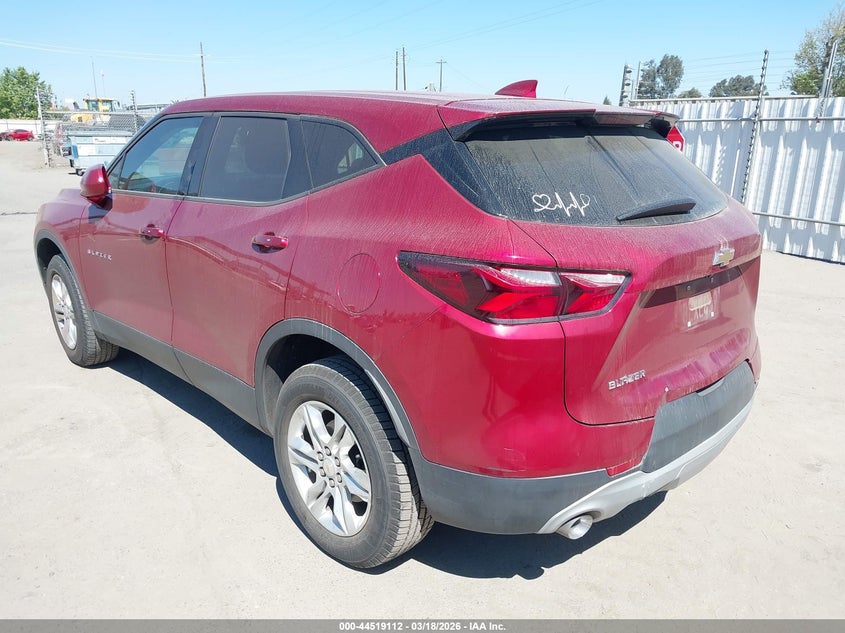 Vin: 3gnkbbra8ks671767, lot: 45015873, chevrolet blazer 20193