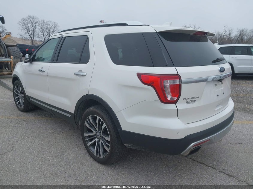 Vin: 1fm5k8ht7gga72419, lot: 45015925, ford explorer platinum 20163