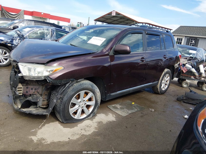 Vin: 5tdbk3eh3bs067520, lot: 45016125, toyota highlander se v6 20112