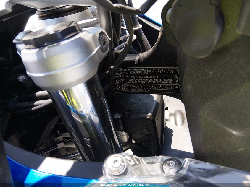 VIN WB10M2300S6L22405 2025 BMW R 1300 GS