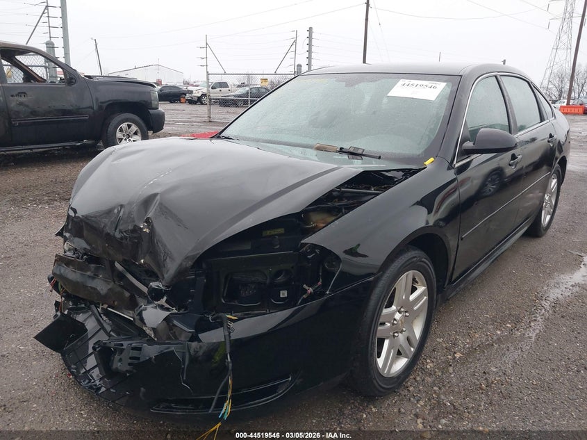 2012 Chevrolet Impala 3.6 Lt black Lot 111044519546 Vin 2G1WG5E35C1133408