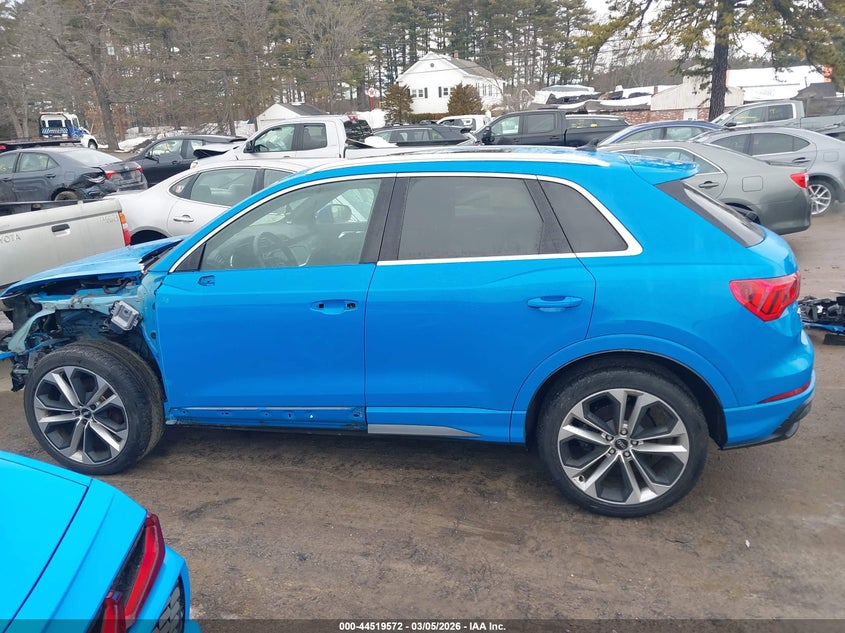 2020 Audi Q3 Prestige 45 Tfsi S Line Quattro Tiptronic VIN: WA1FECF36L1023581 Lot: 44519572