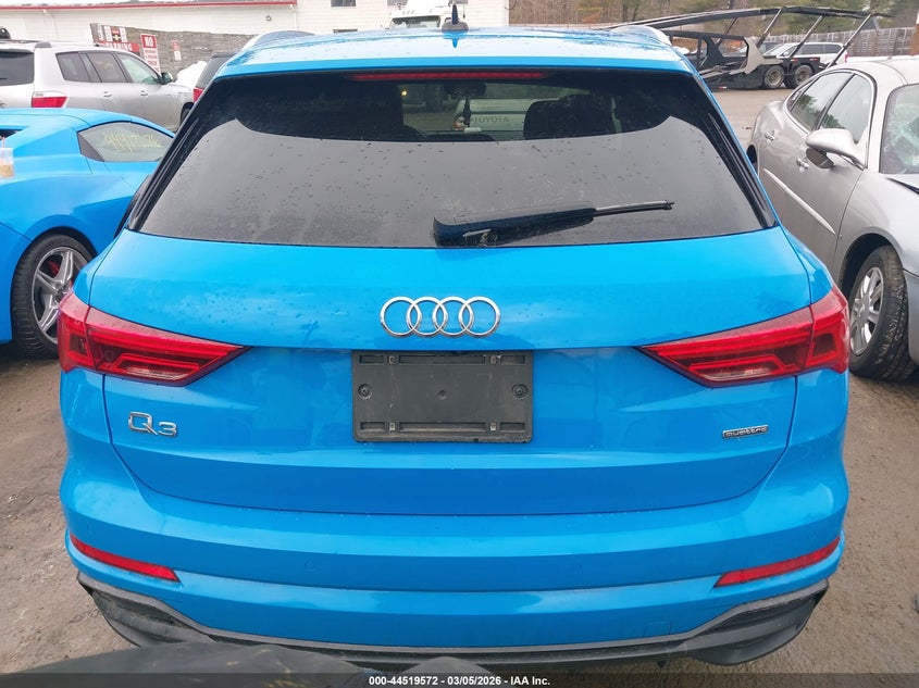 2020 Audi Q3 Prestige 45 Tfsi S Line Quattro Tiptronic VIN: WA1FECF36L1023581 Lot: 44519572