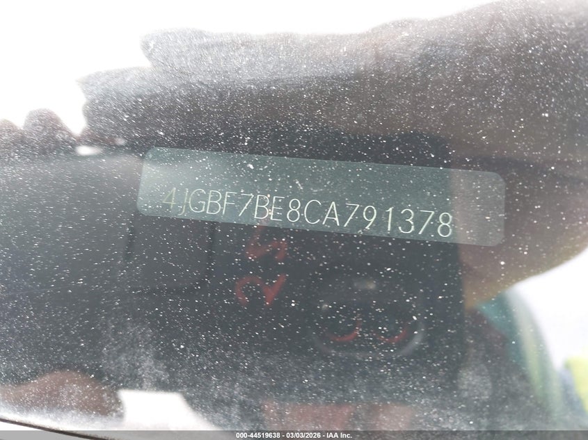 2012 Mercedes-Benz Gl 450 4Matic VIN: 4JGBF7BE8CA791378 Lot: 44519638