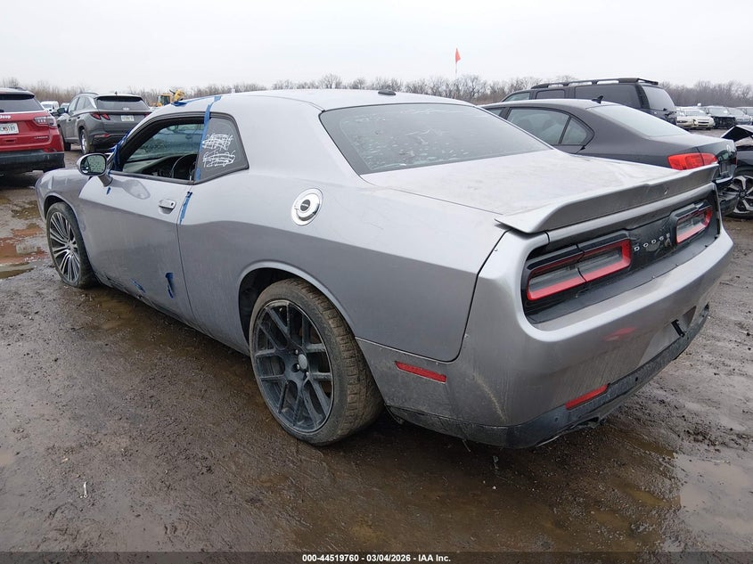 Vin: 2c3cdzbt3fh704845, lot: 45016520, dodge challenger sxt plus or r/t 20153