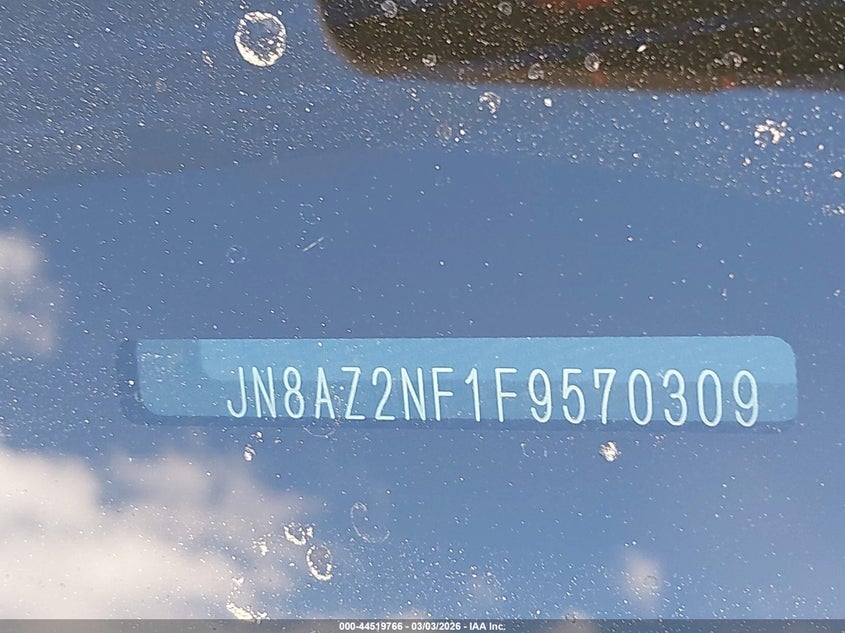 2015 Infiniti Qx80 VIN: JN8AZ2NF1F9570309 Lot: 44519766