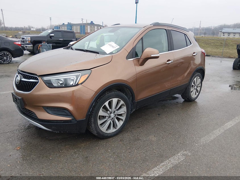 Vin: kl4cjasb6hb045162, lot: 45016698, buick encore preferred 20172
