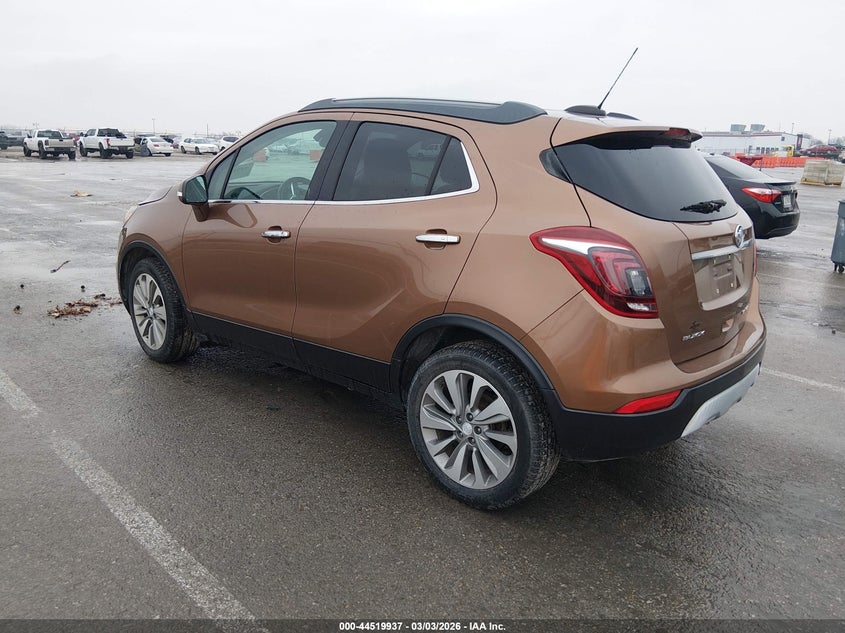 Vin: kl4cjasb6hb045162, lot: 45016698, buick encore preferred 20173