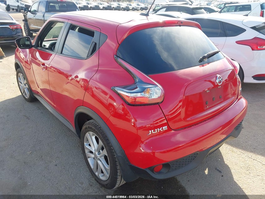 Vin: jn8af5mr1ft511897, lot: 45016725, nissan juke sv 20153