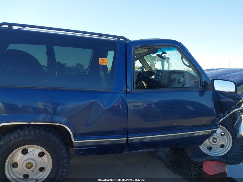 1997 Chevrolet Tahoe VIN: 3GNEK18R1VG172511 Lot: 44520007