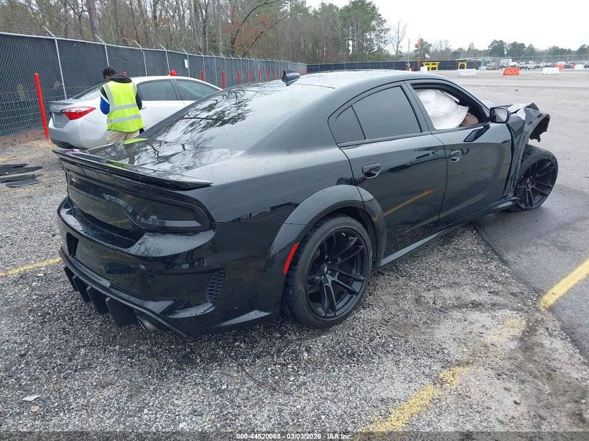 Vin: 2c3cdxgjxmh508782, lot: 45016829, dodge charger scat pack widebody rwd 20214