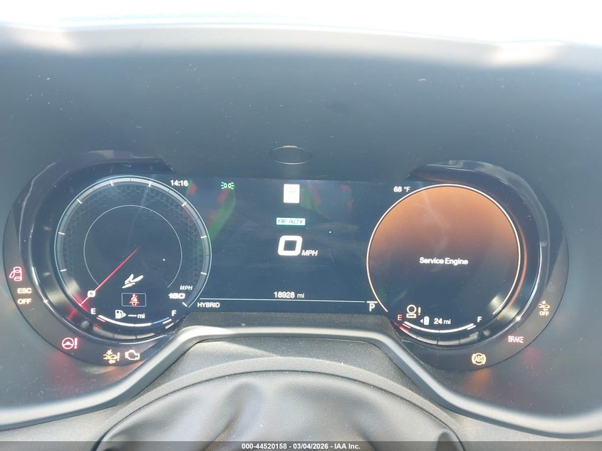 2024 Dodge Hornet R/T Plus Eawd VIN: ZACPDFDW8R3A23240 Lot: 44520158