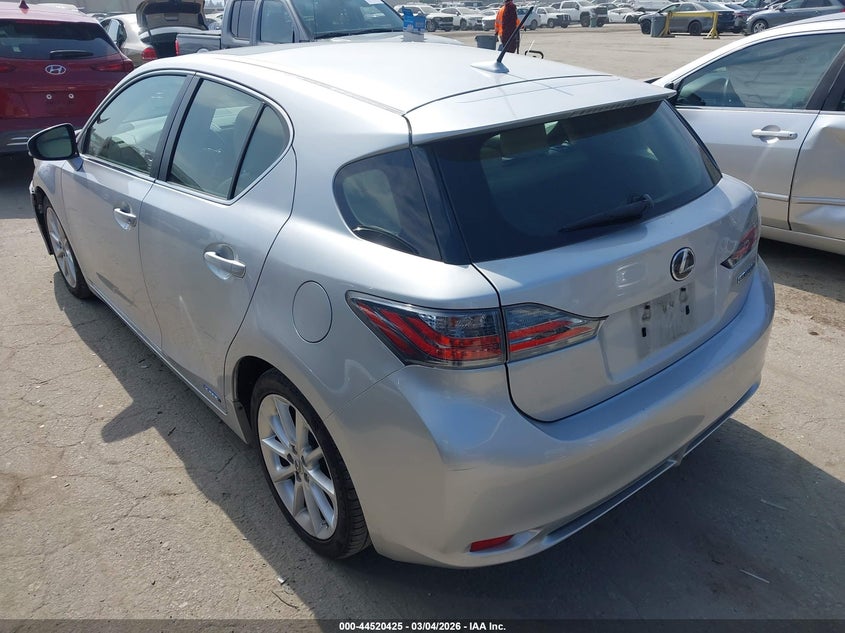 JTHKD5BH4C2087261 2012 Lexus Ct 1.8 Ct 200H Premium silver