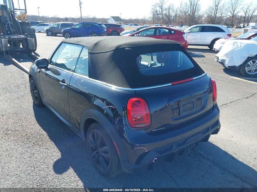 Vin: wmw63dl05r3s26404, lot: 45017201, mini convertible john cooper works 20243