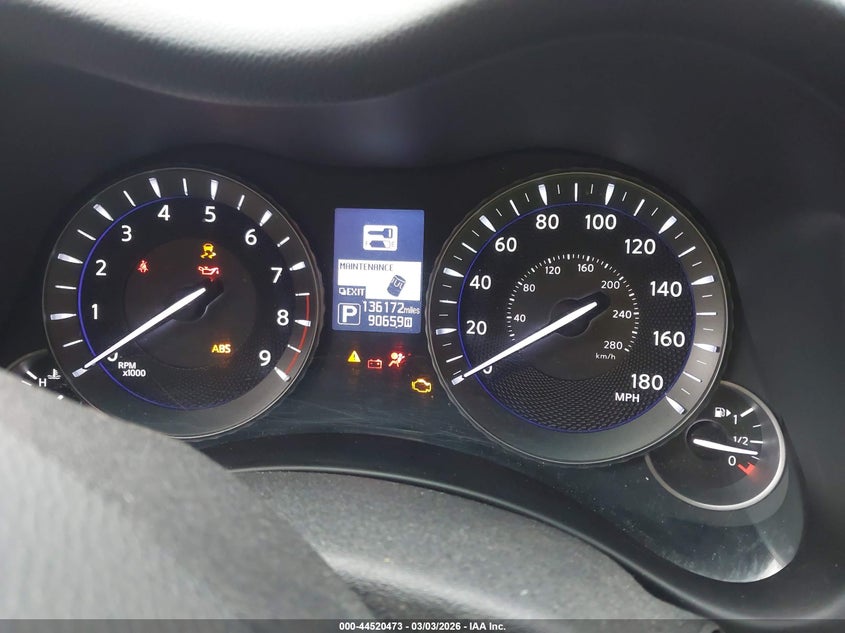 2016 Infiniti Q70L 3.7X VIN: JN1BY1PR1GM720554 Lot: 44520473