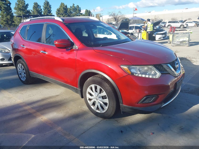 NISSAN ROGUE 2016. Lot# 44520596. VIN KNMAT2MT7GP672733. Photo 1