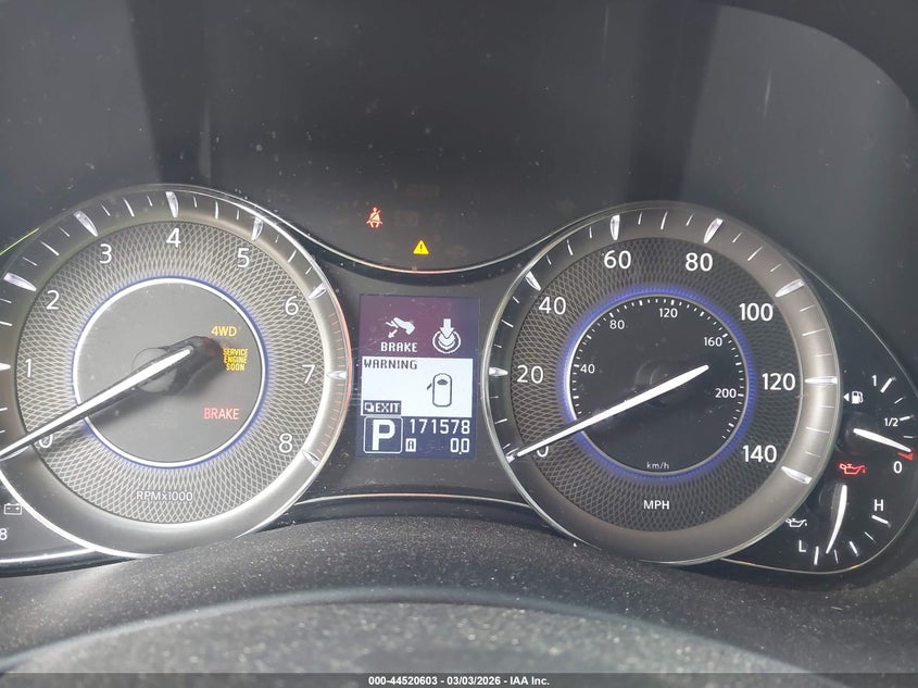 2012 Infiniti Qx56 VIN: JN8AZ2NC0C9315779 Lot: 44520603