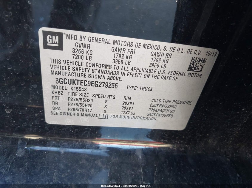 2014 CHEVROLET SILVERADO TRUCK 5.3L V-8 DI, VVT, 355HP