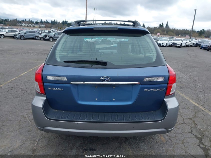 2008 Subaru Outback 2.5I Limited/2.5I Limited L.l. Bean Edition VIN: 4S4BP62C787362730 Lot: 44520753
