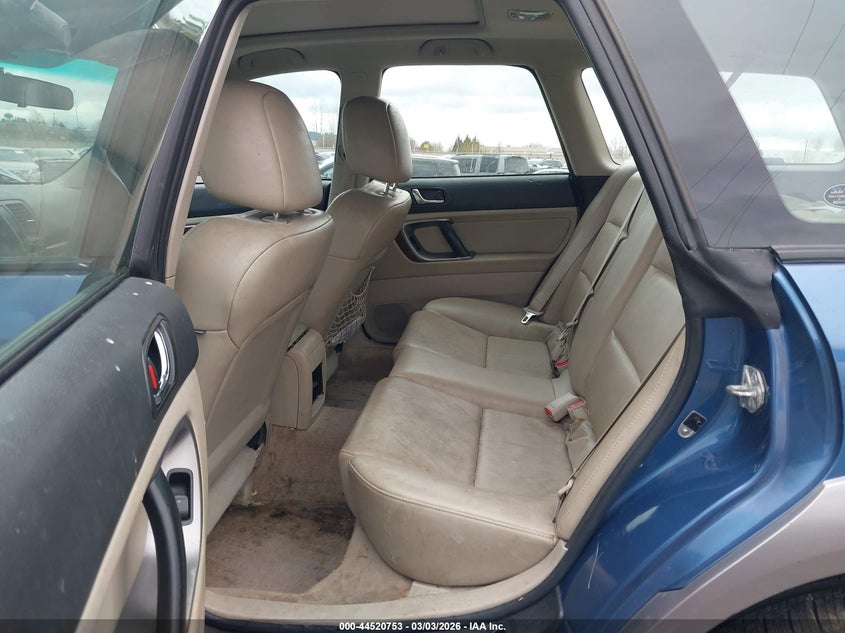 2008 Subaru Outback 2.5I Limited/2.5I Limited L.l. Bean Edition VIN: 4S4BP62C787362730 Lot: 44520753