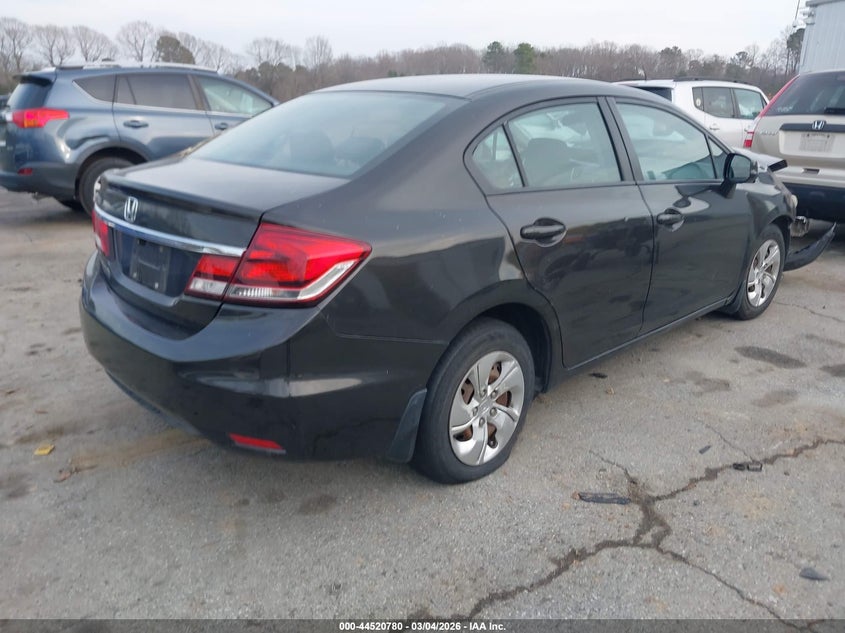 2013 HONDA CIVIC SEDAN 1.8L I-4 VVT, 140HP