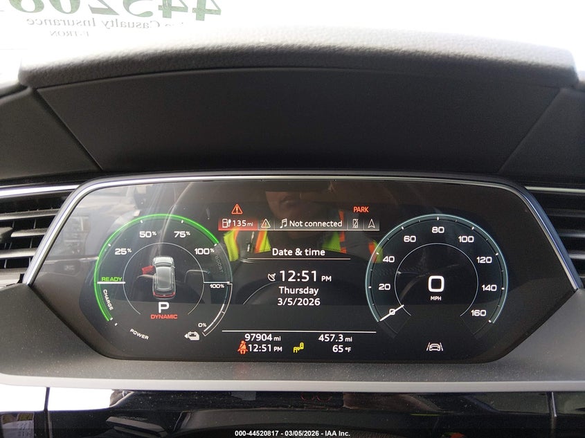 2019 Audi E-Tron Premium Plus VIN: WA1VAAGE3KB008377 Lot: 44520817