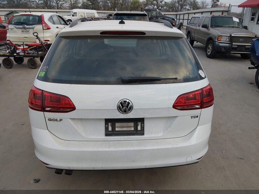 2015 Volkswagen Golf Sportwagen Tdi S 4-Door VIN: 3VWCA7AU9FM512623 Lot: 44521145