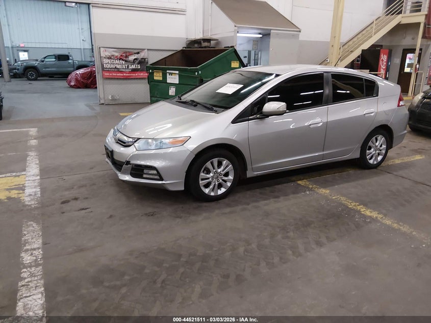 2012 Honda Insight 1.3 Ex grey Lot 111044521511 Vin JHMZE2H78CS002625