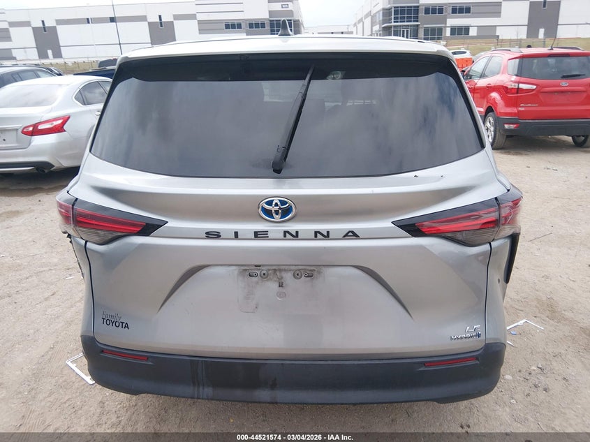 2022 Toyota Sienna Le VIN: 5TDKRKEC9NS104259 Lot: 44521574