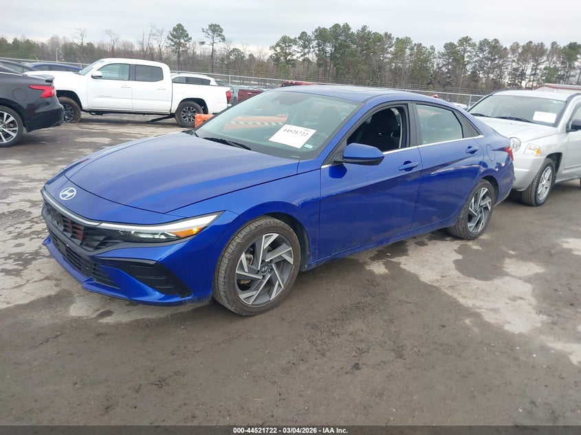 VIN KMHLS4DGXSU913345 2025 HYUNDAI ELANTRA SEL CONVENIENCE