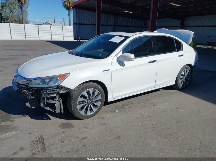 2017 Honda Accord Hybrid Ex-L JHMCR6F59HC015002 photo 1