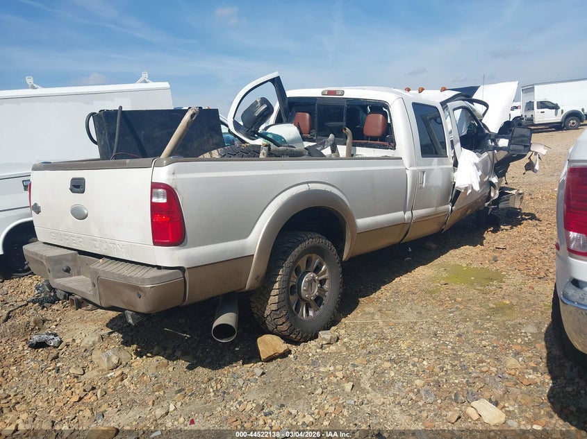 Vin: 1ft7w3bt8ceb21369, lot: 45018899, ford f-350 lariat 20124