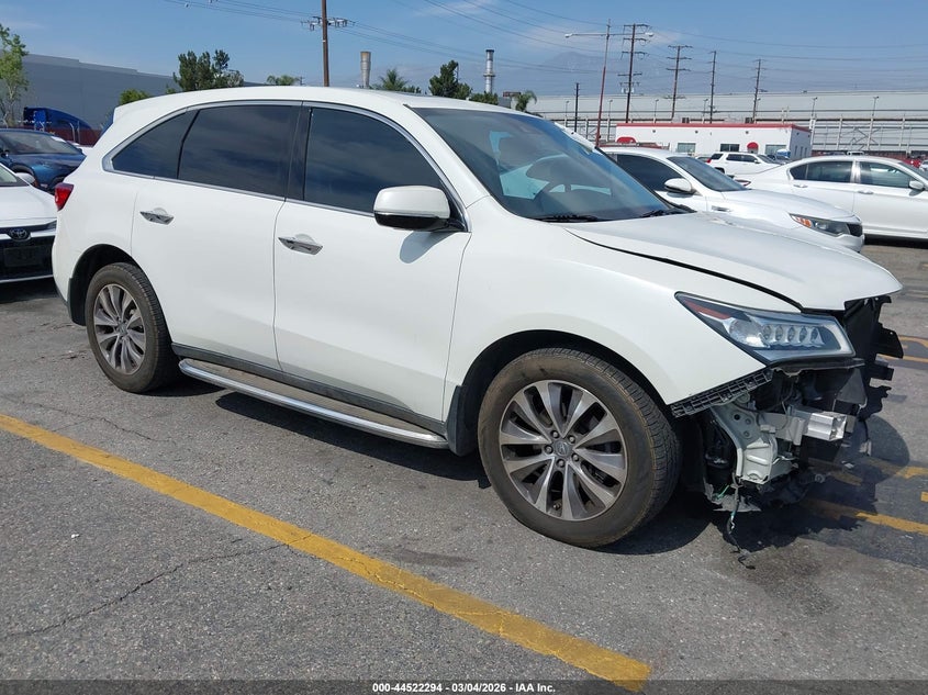 2015 Acura Mdx Technology Package