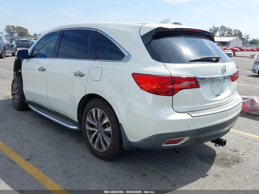 2015 Acura Mdx Technology Package